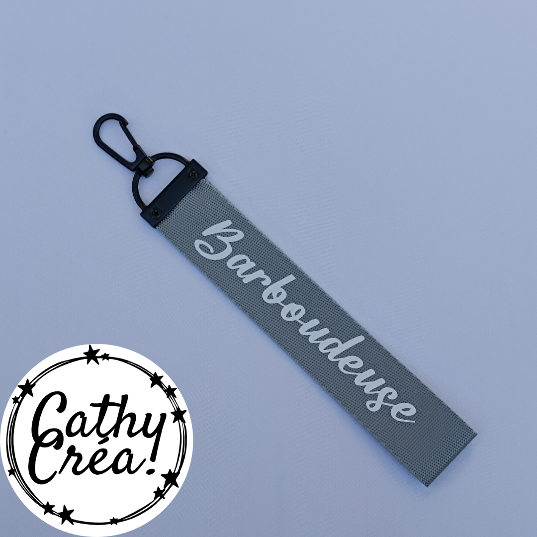 Barboudeuse - Porte-clé lanière