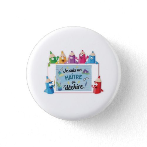 Je suis un maitre qui déchire - Badge