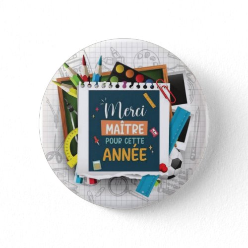 Merci Maitre pour cette année - Badge