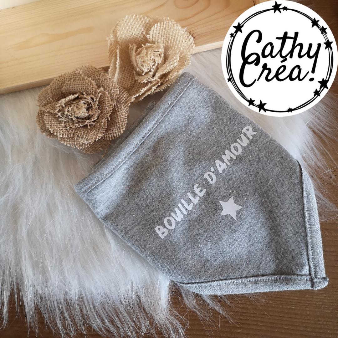 Bandana bébé - Bouille d'amour ⭐