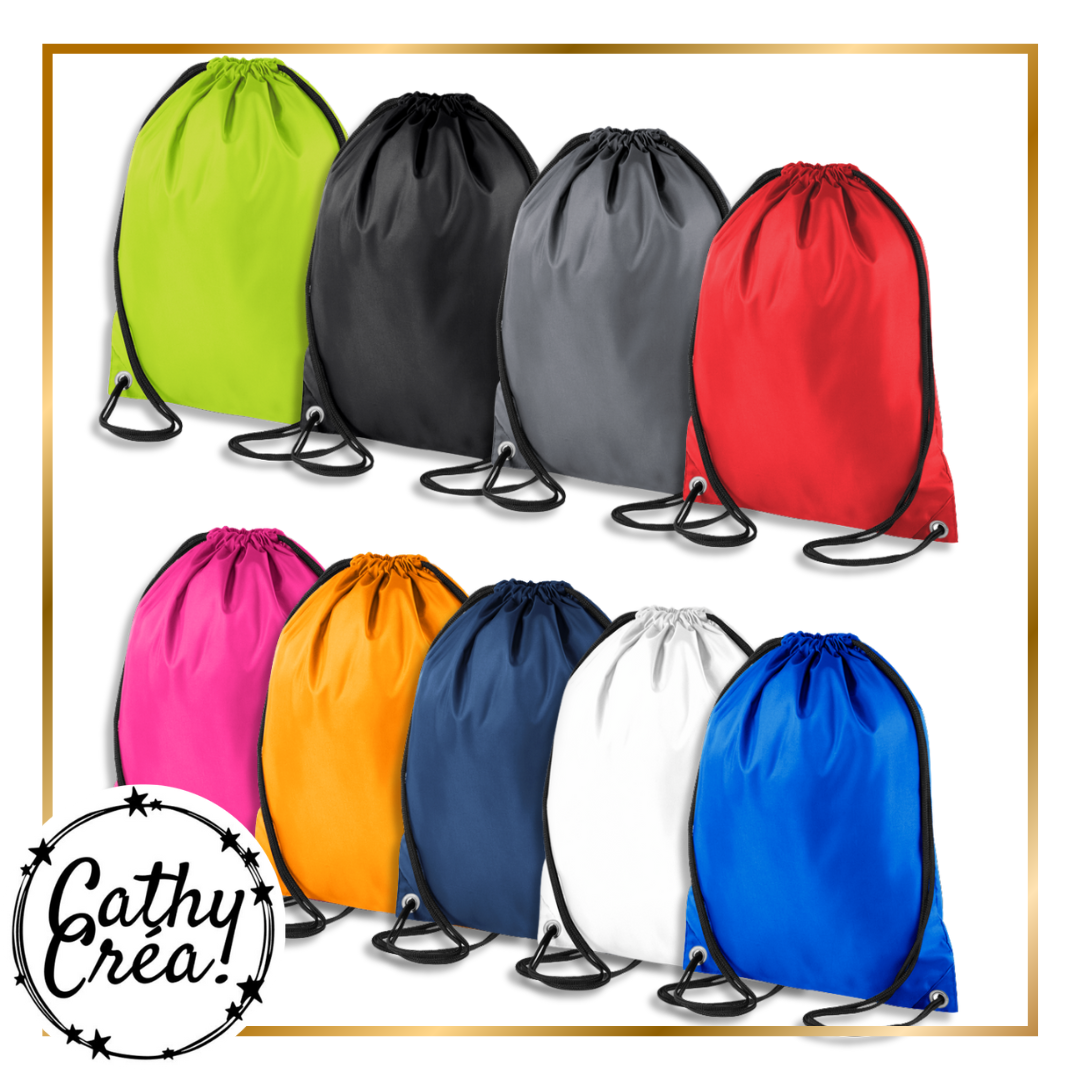 Sac de gym personnalisé enfant avec prénom – Licorne Magique (école, sport, piscine)