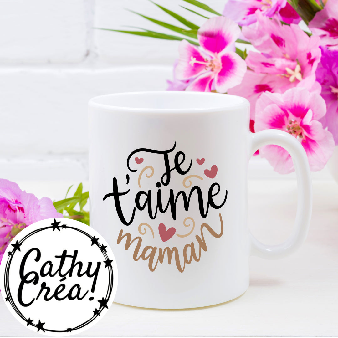Je t'aime maman - Mug