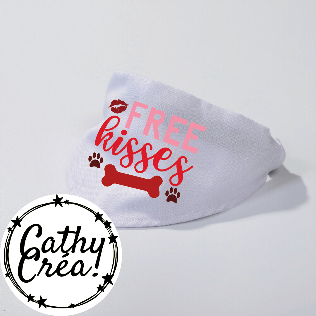 Free kisses - bandana