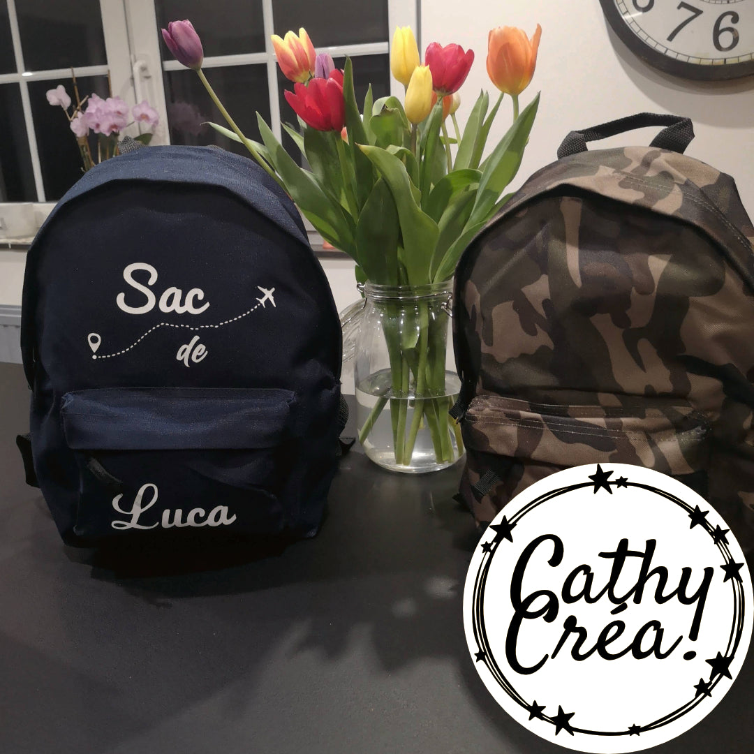 Trajet en avion - Petit sac à dos