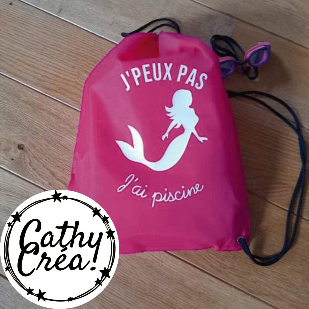 J'peux pas, j'ai piscine 🧜- Sac de sport