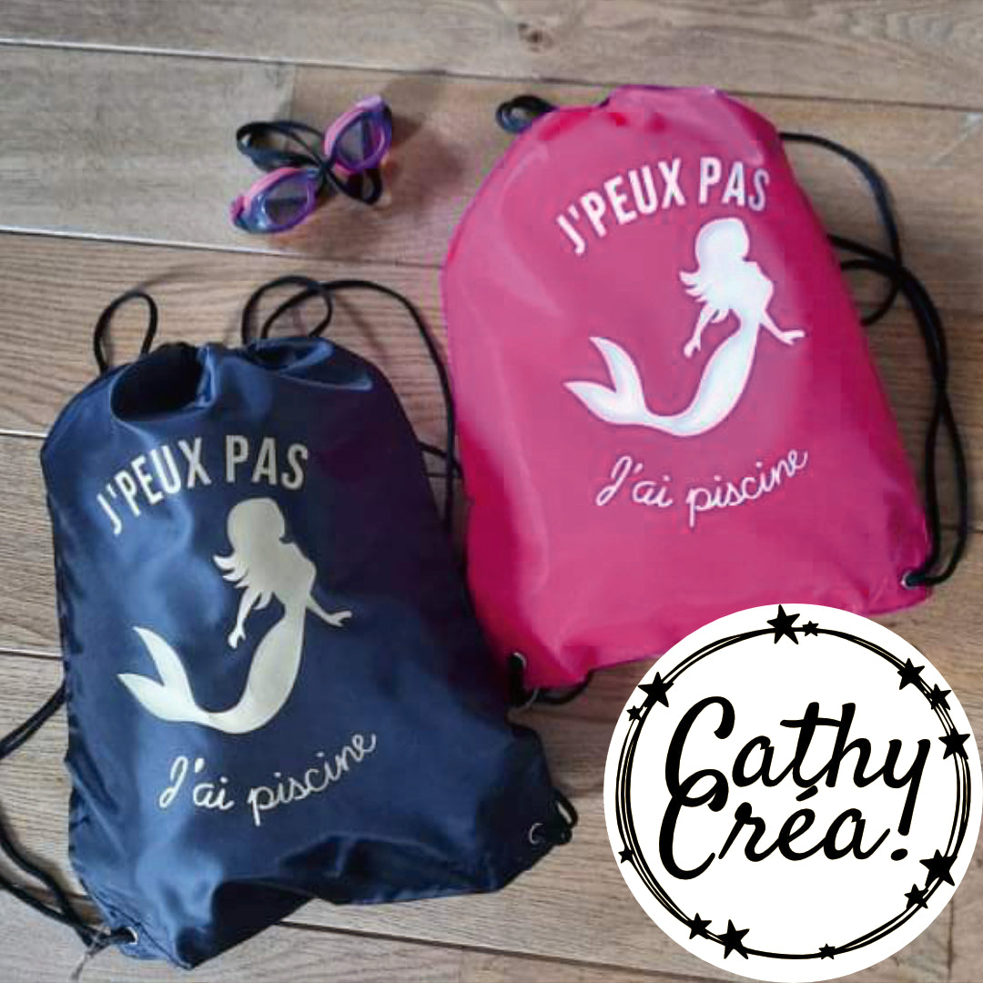 J'peux pas, j'ai piscine 🧜- Sac de sport
