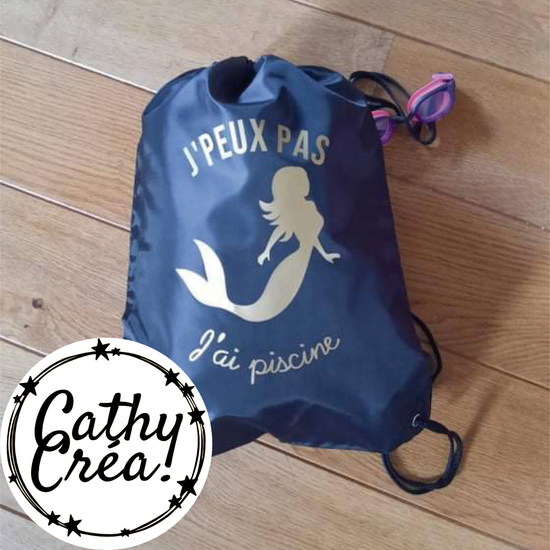 J'peux pas, j'ai piscine 🧜- Sac de sport