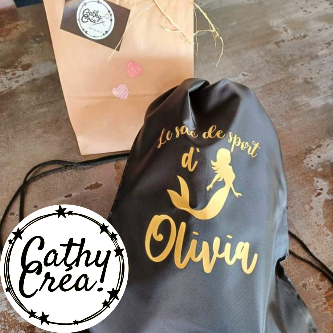 Le sac de sport sirène 🧜- Sac de sort