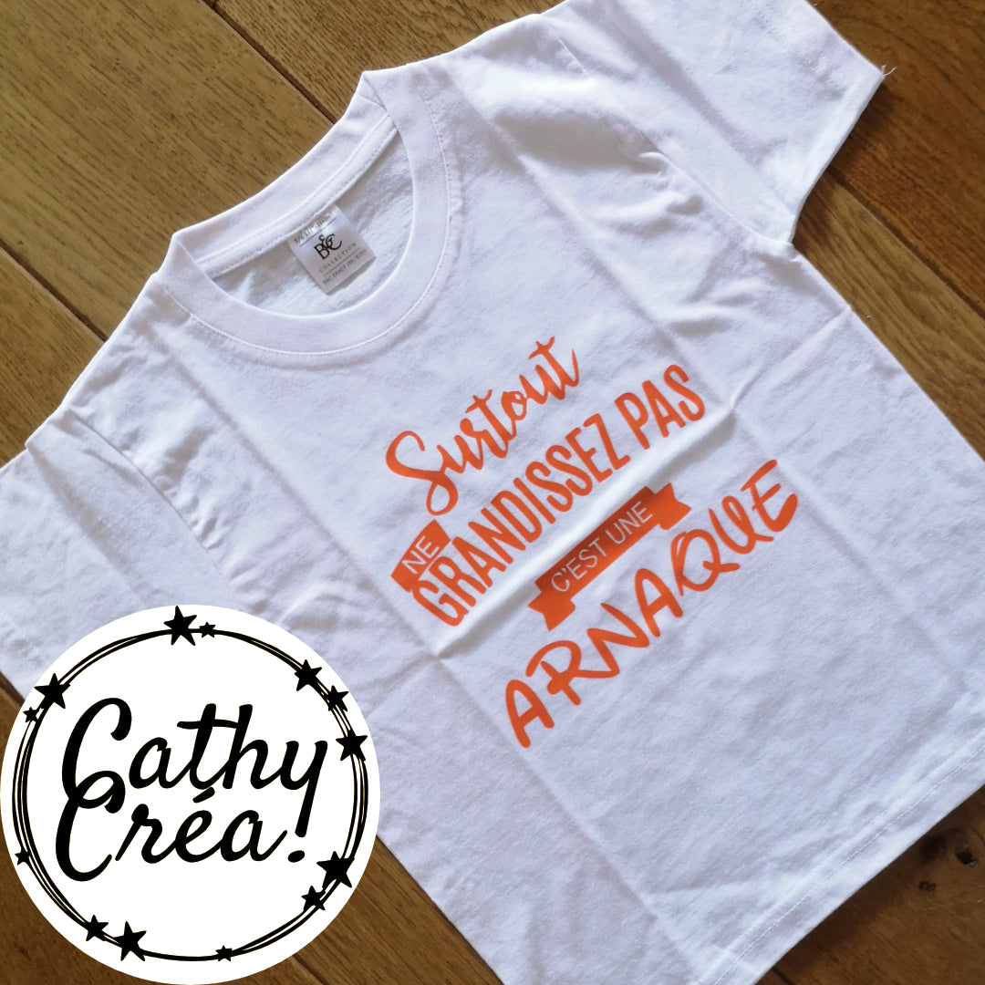 Surtout ne grandissez pas, c'est une arnaque - T-shirt