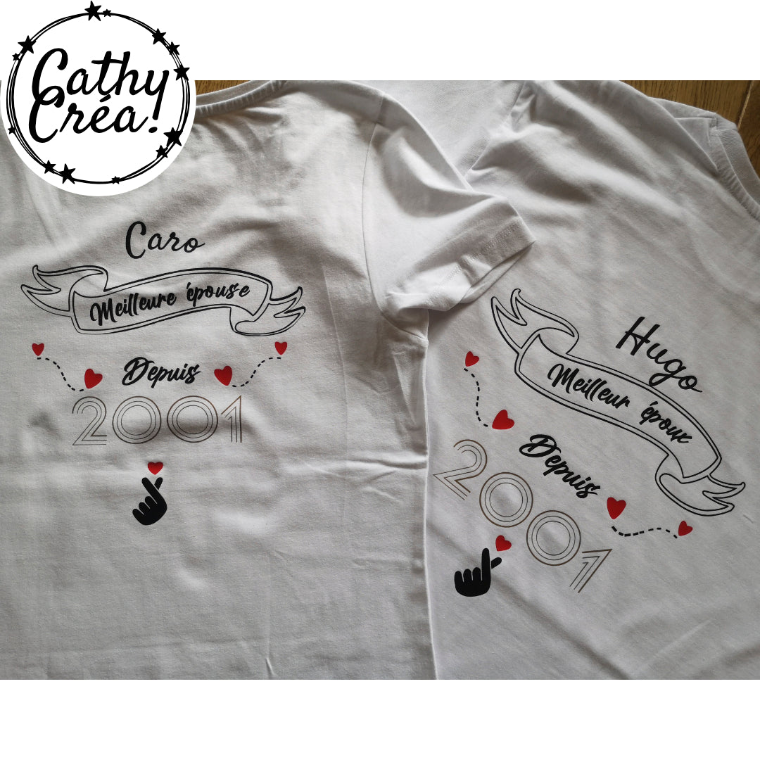 Duo de t-shirts - Meilleurs époux !