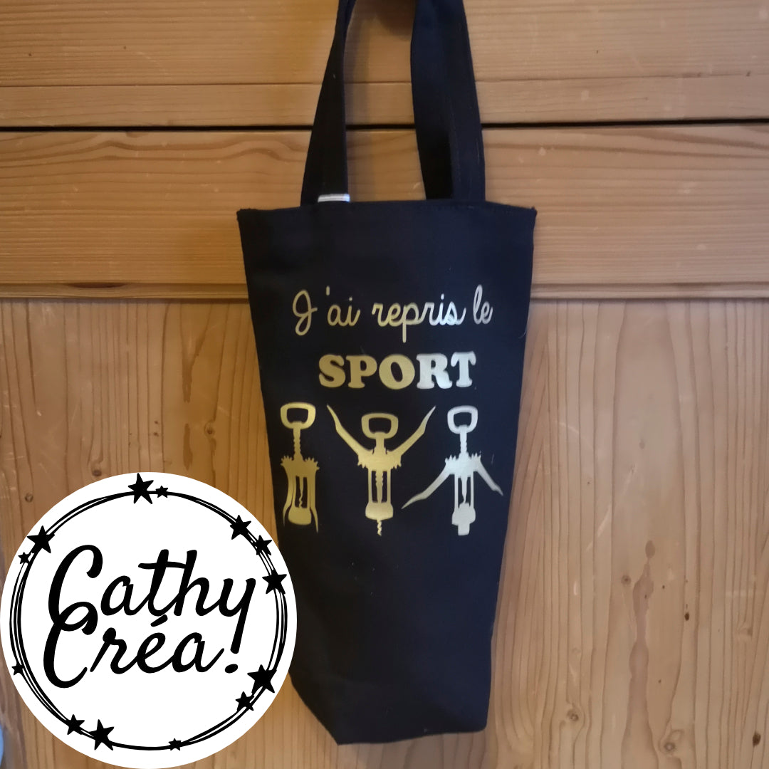 J'ai repris le sport - Sac à bouteille