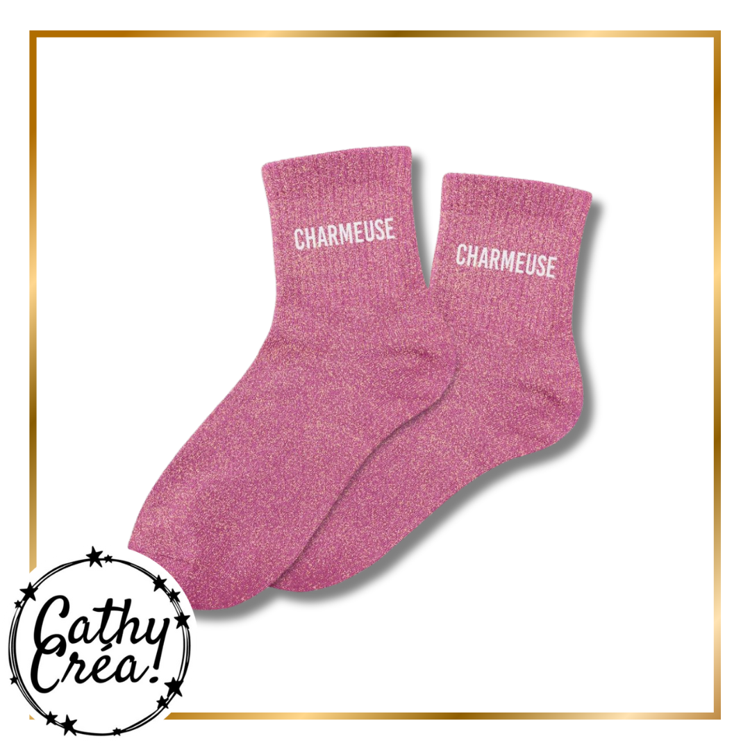 Chaussettes paillettes – Modèle « CHARMEUSE » – Taille 36/42