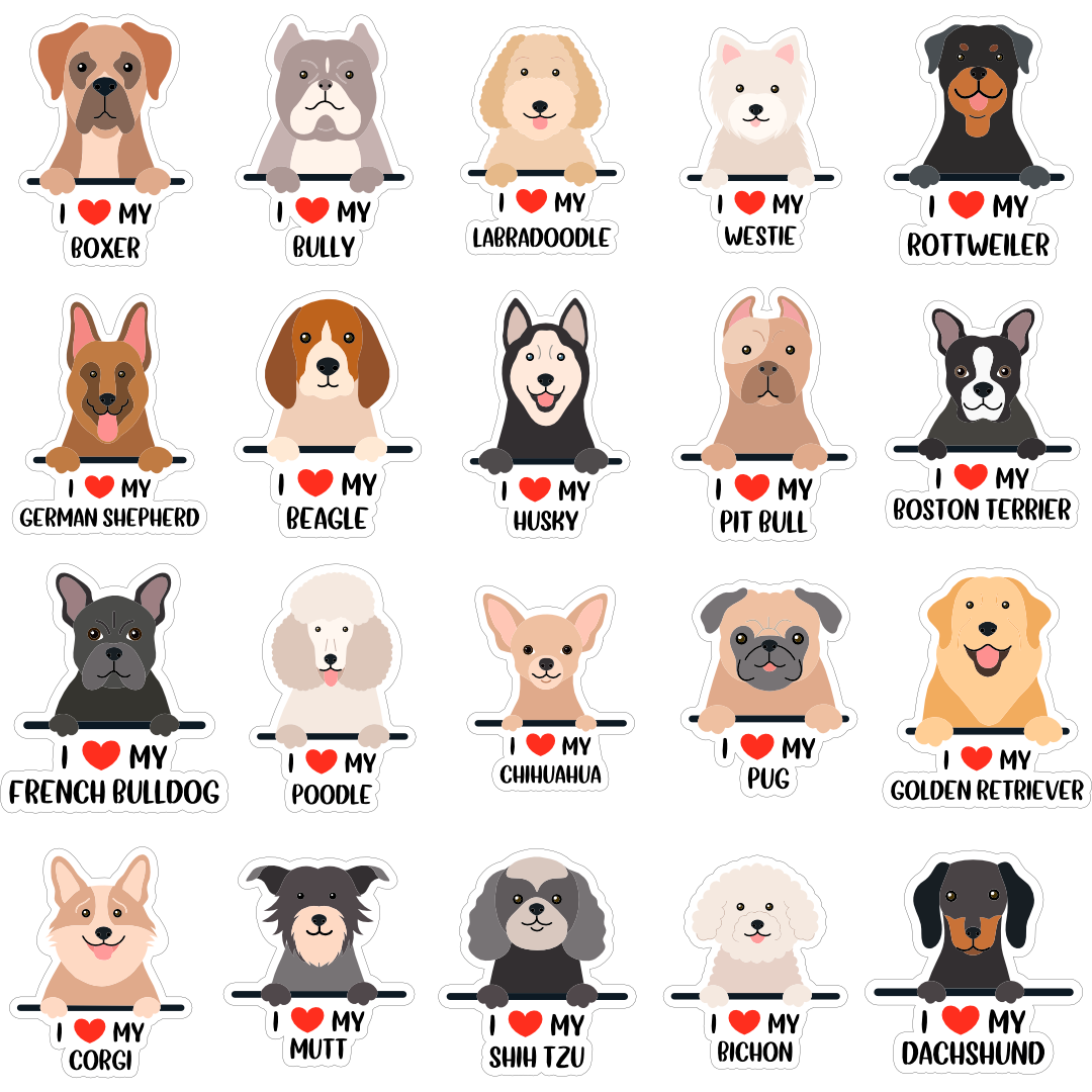 Badge - I ❤️ my dog