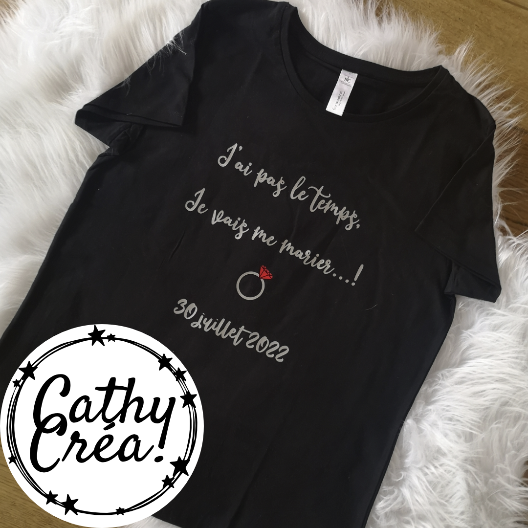 J'ai pas le temps, je vais me marier 💍 - t-shirt femme