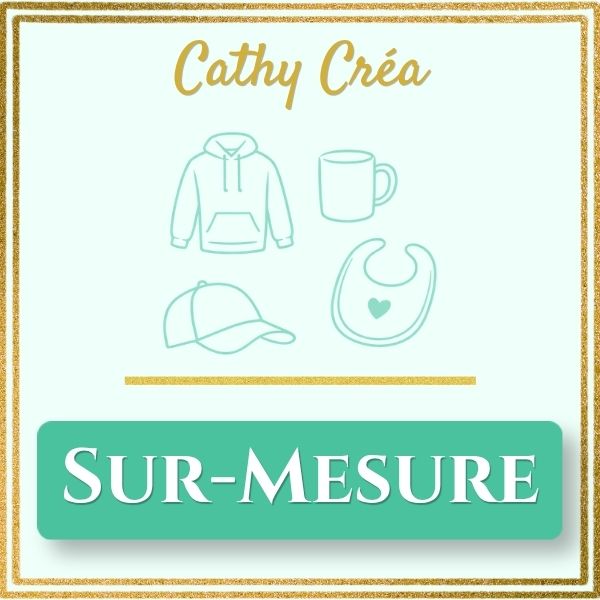 Collection personnalisation sur mesure sweat mug casquette – Cathy Créa