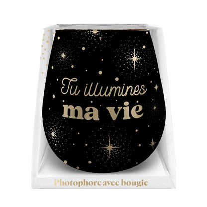 🌟Photophore “Tu illumines ma vie”