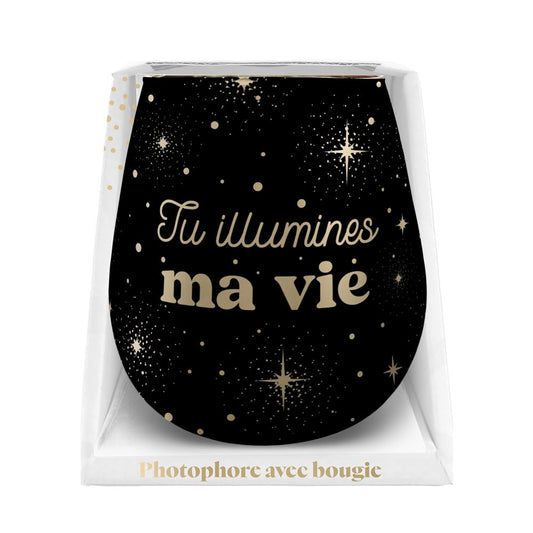 🌟Photophore “Tu illumines ma vie”