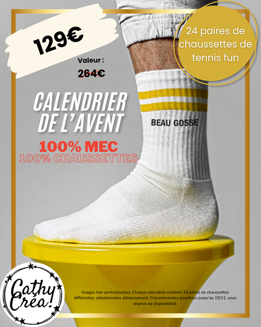 ⭐ Calendrier de l’Avent 100% Mec 100% chaussettes