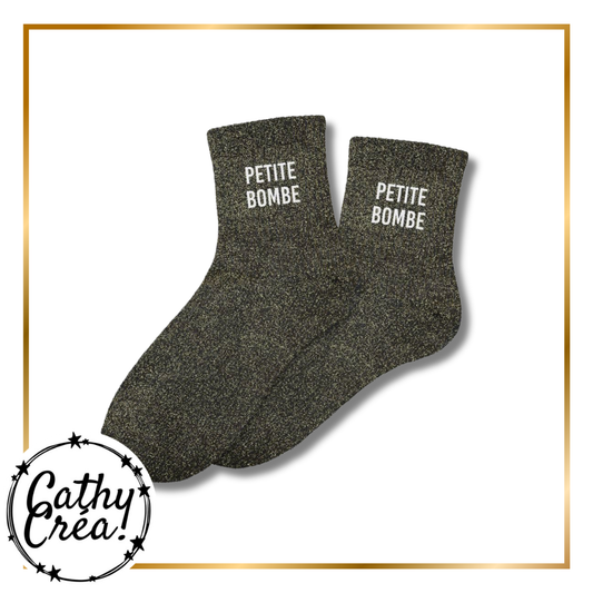 Chaussettes paillettes – Modèle « PETITE BOMBE » – Taille 36/42
