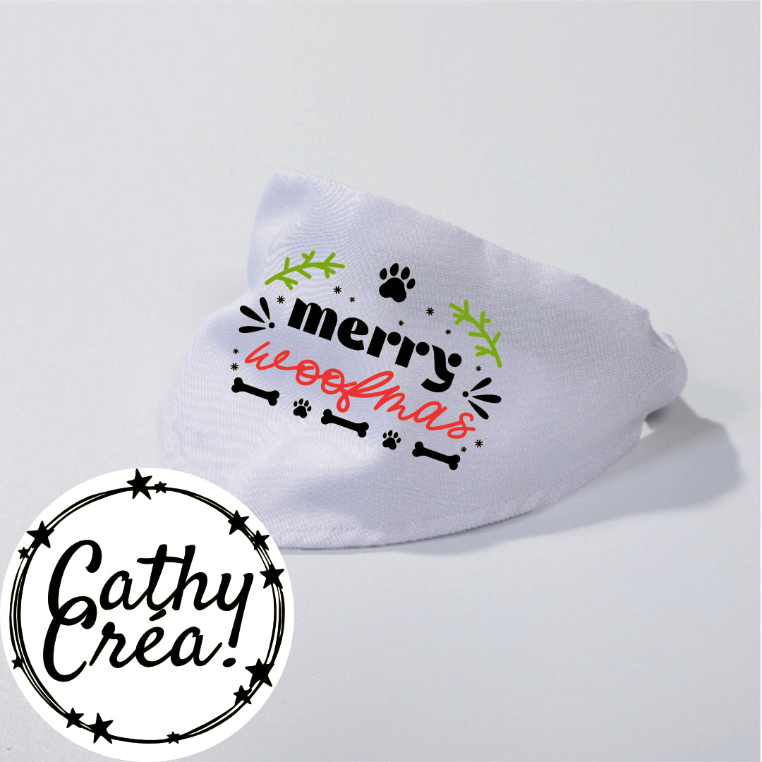 Merry woof-mas - bandana