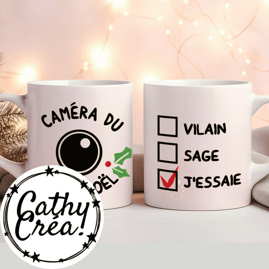 Caméra du Père Noël - Mug