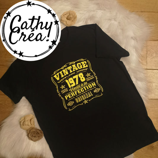 T-shirt - Année  🔽 Vintage