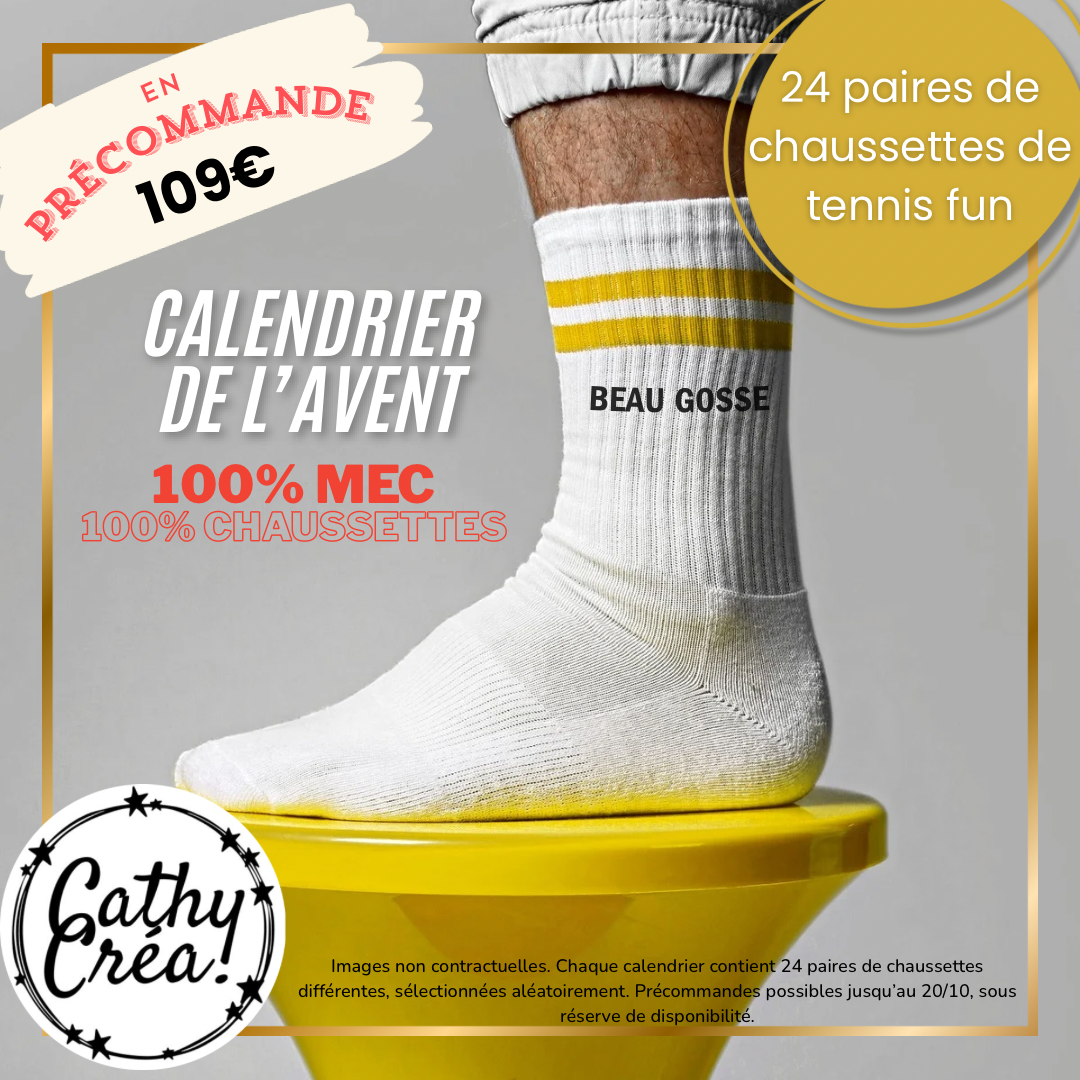 ⭐ Calendrier de l’Avent 100% Mec 100% chaussettes