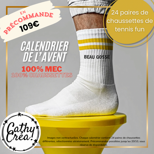 ⭐ Calendrier de l’Avent 100% Mec 100% chaussettes