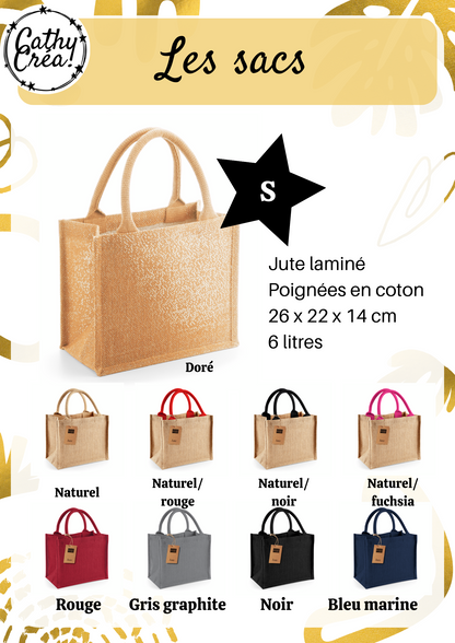 Le fabuleux Noël de la famille- Sac de jute