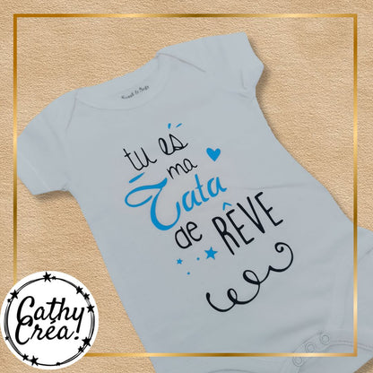 Body bébé personnalisé phumoristique – Cathy Créa