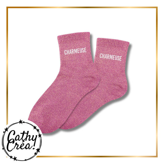Chaussettes paillettes – Modèle « CHARMEUSE » – Taille 36/42