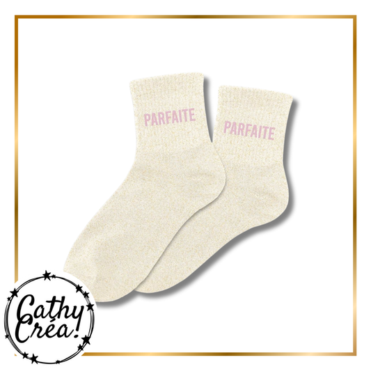 Chaussettes paillettes – Modèle « PARFAITE » – Taille 36/42
