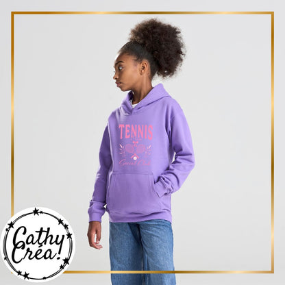 Détail impression DTF ou flocage sur sweat enfant – Cathy Créa Remicourt