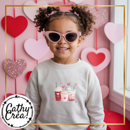 Sweat enfant personnalisé hoodie avec capuche – Cathy Créa Belgique