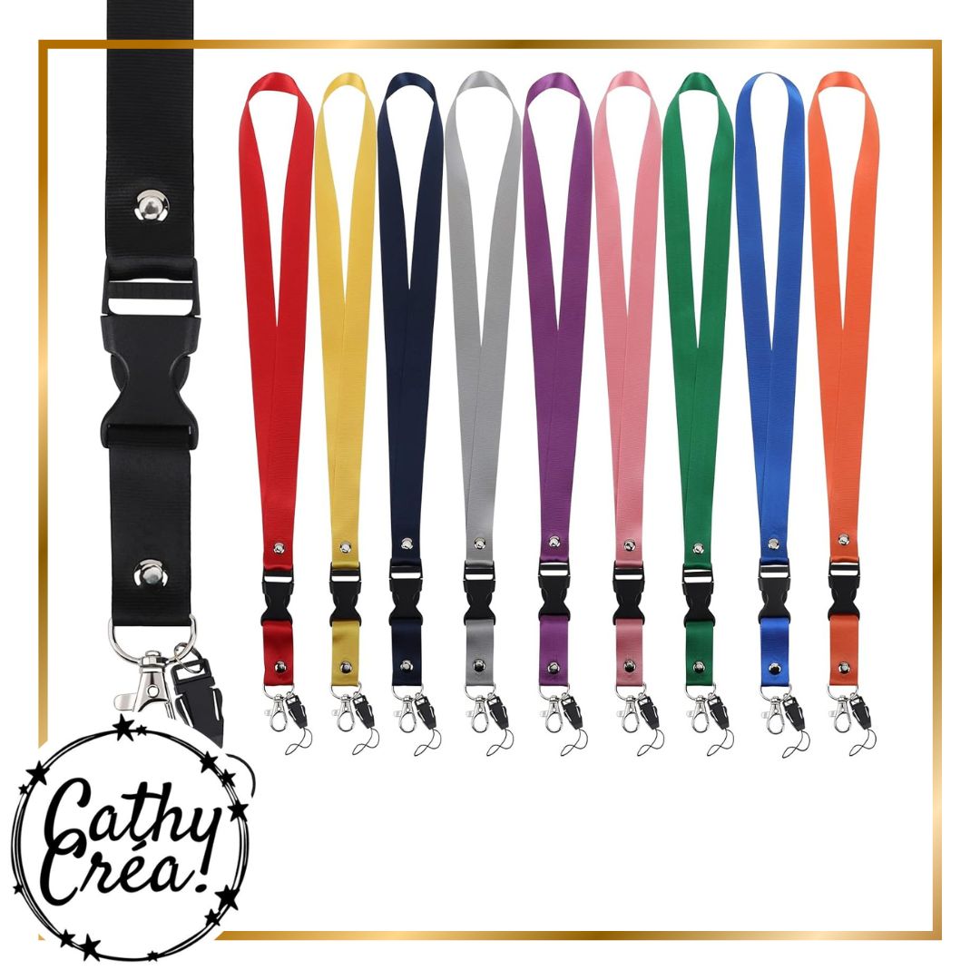 Nuancier des 9 couleurs disponibles pour tour de cou personnalisé