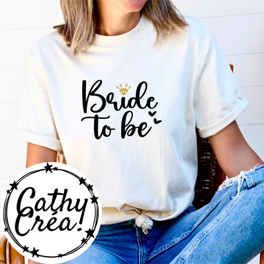 Bride to be 🖤 - t-shirt femme