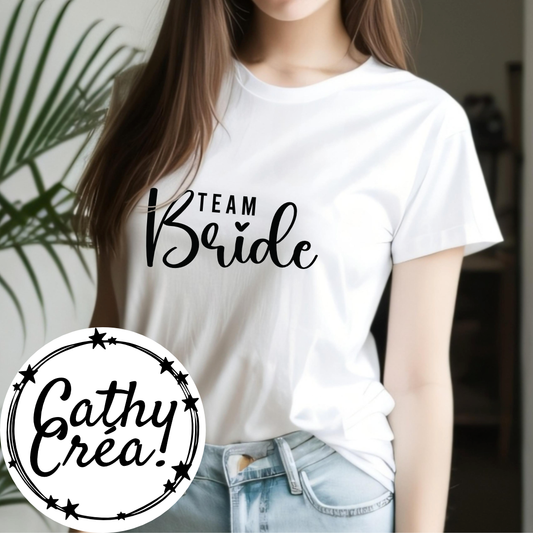 Team Bride 🖤 - t-shirt femme