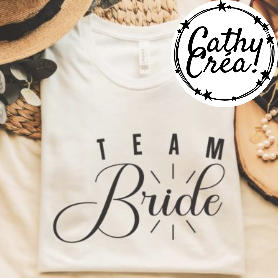 Team Bride ✨ - t-shirt femme