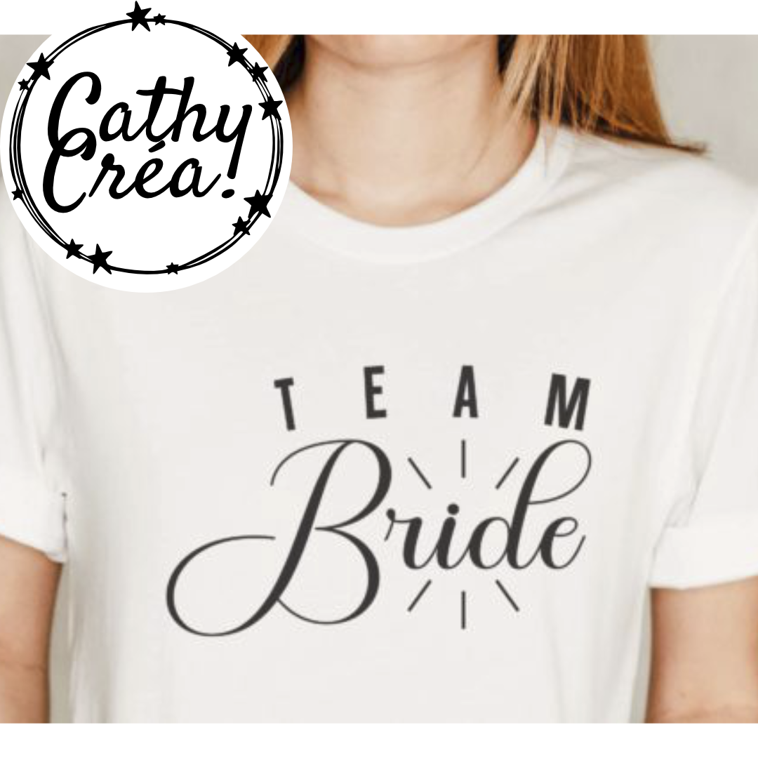 Team Bride ✨ - t-shirt femme